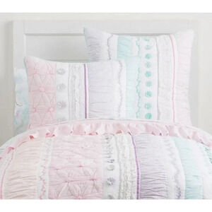 Pastels Ruffle Sham Bailey by Pottery Barn - Standard
